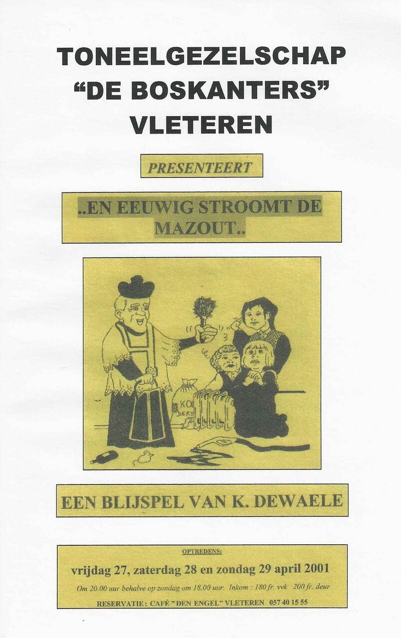 Affiche En eeuwig stroomt de mazout