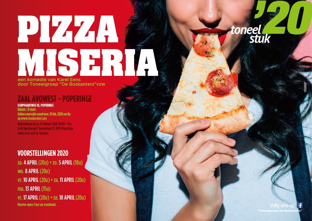 Affiche Pizza Miseria