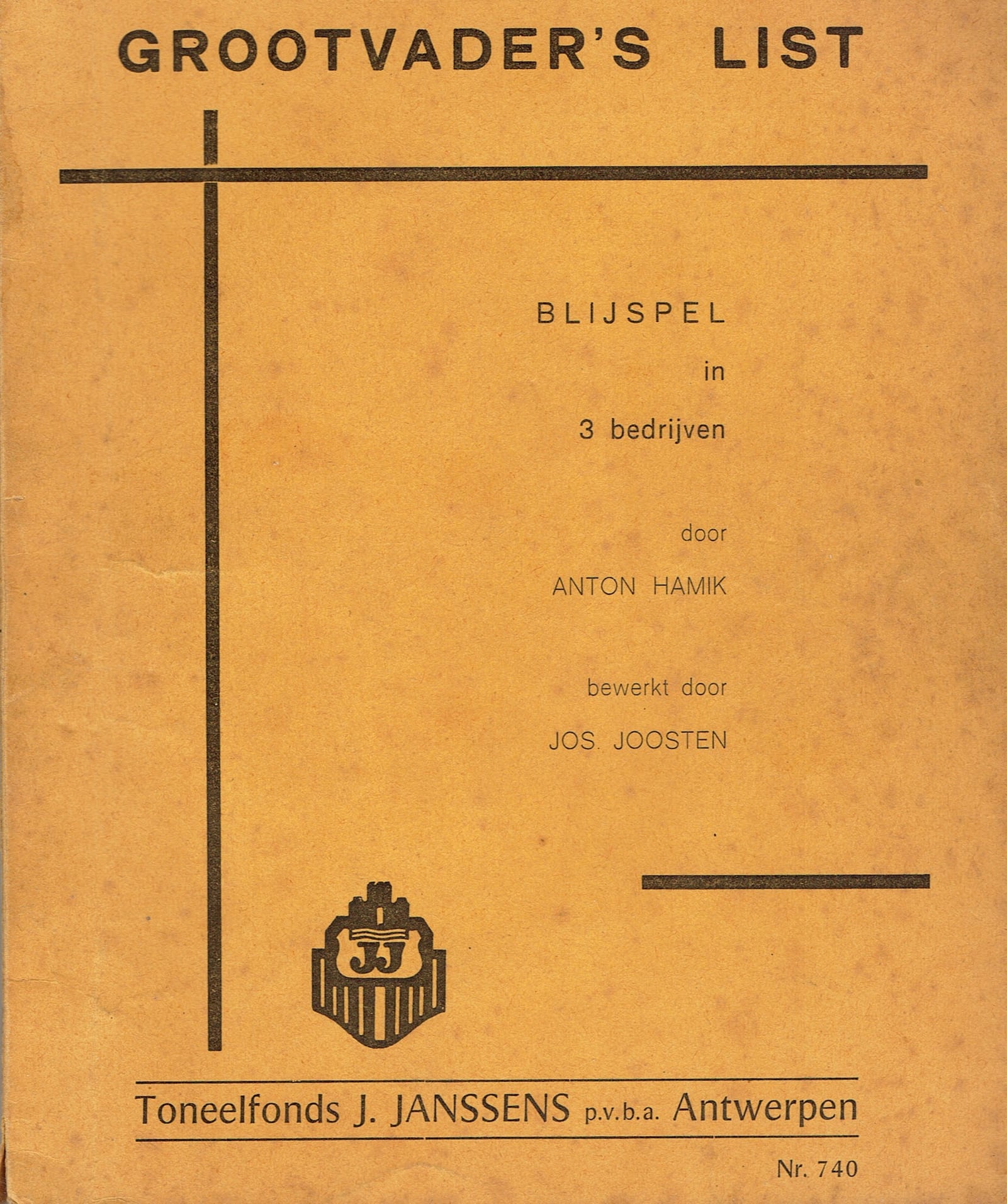 Affiche Grootvader's List