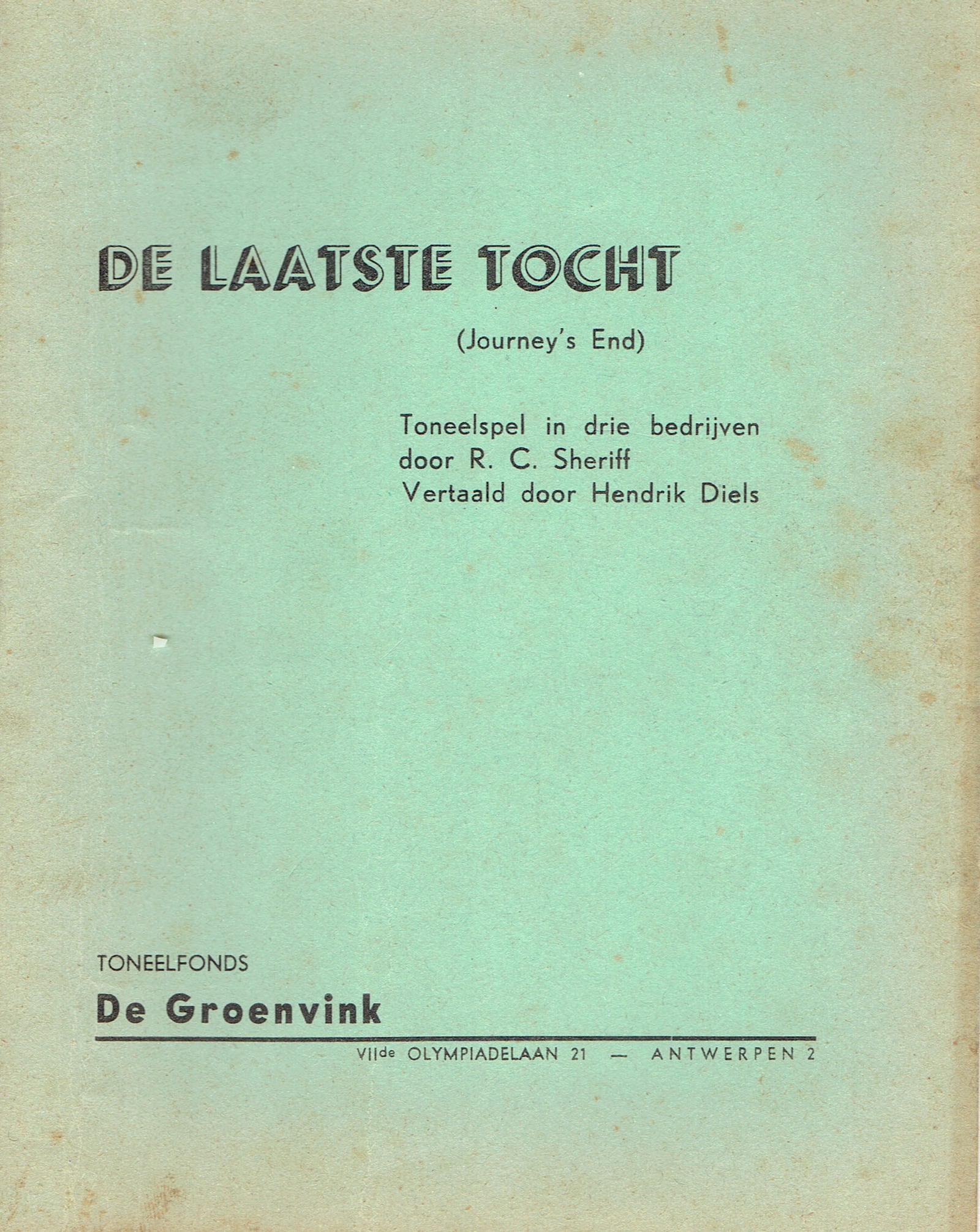 Affiche De laatste tocht