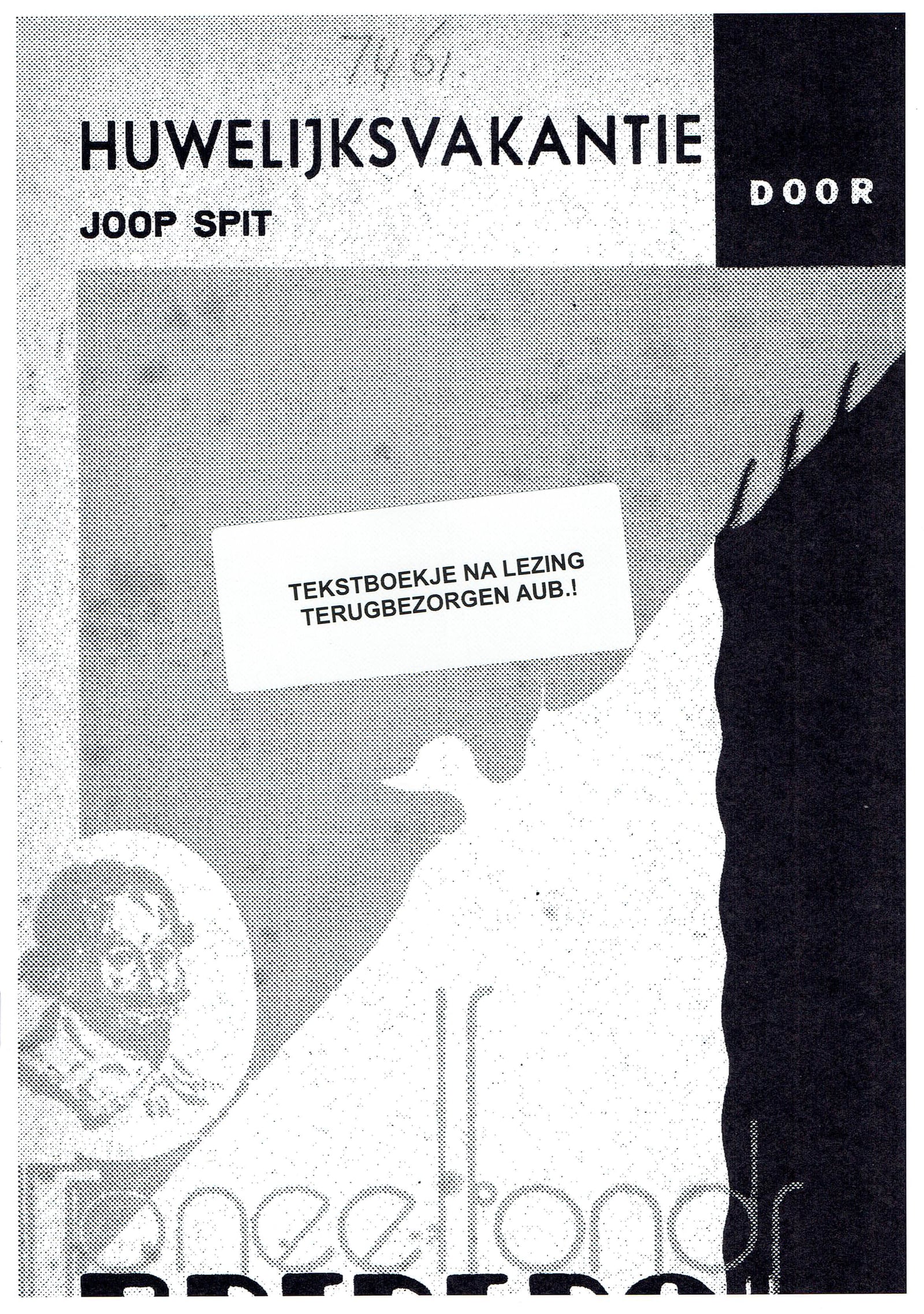 Affiche Huwelijksvakantie