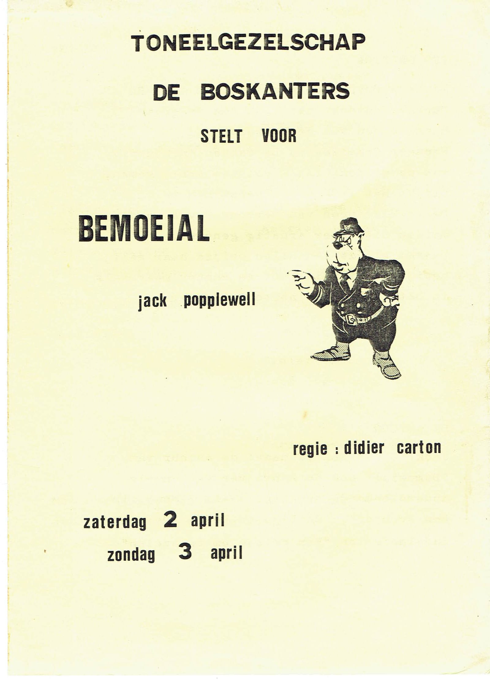 Affiche Bemoeial
