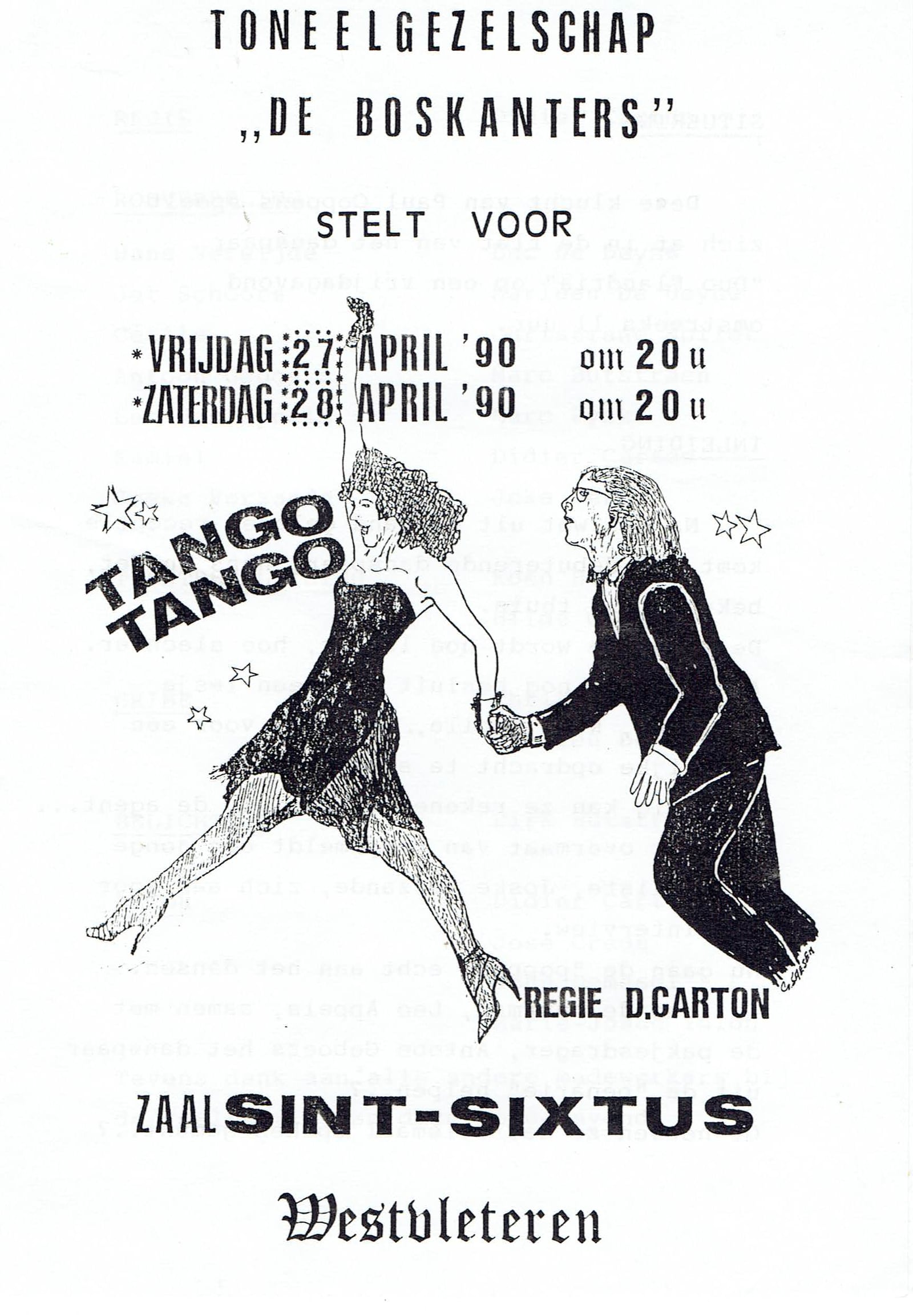 Affiche Tango tango