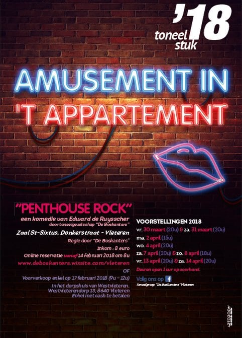 Affiche Amusement in 't appartement