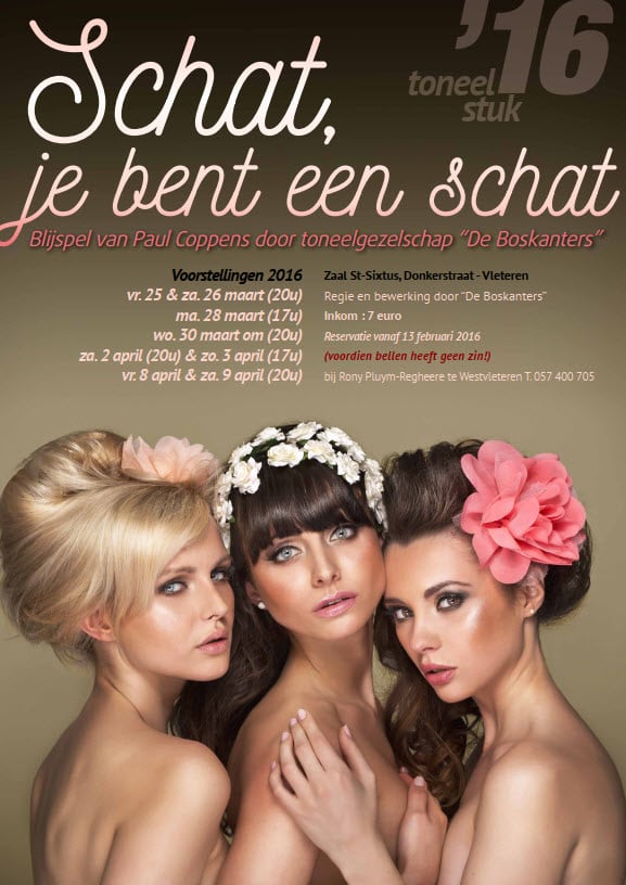 Affiche Schat, je bent een schat