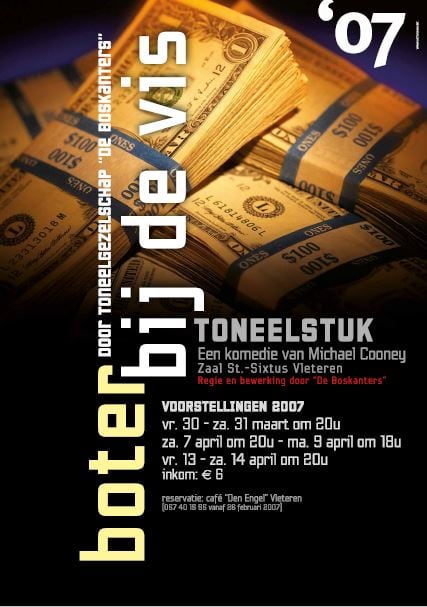Affiche Boter bij de vis