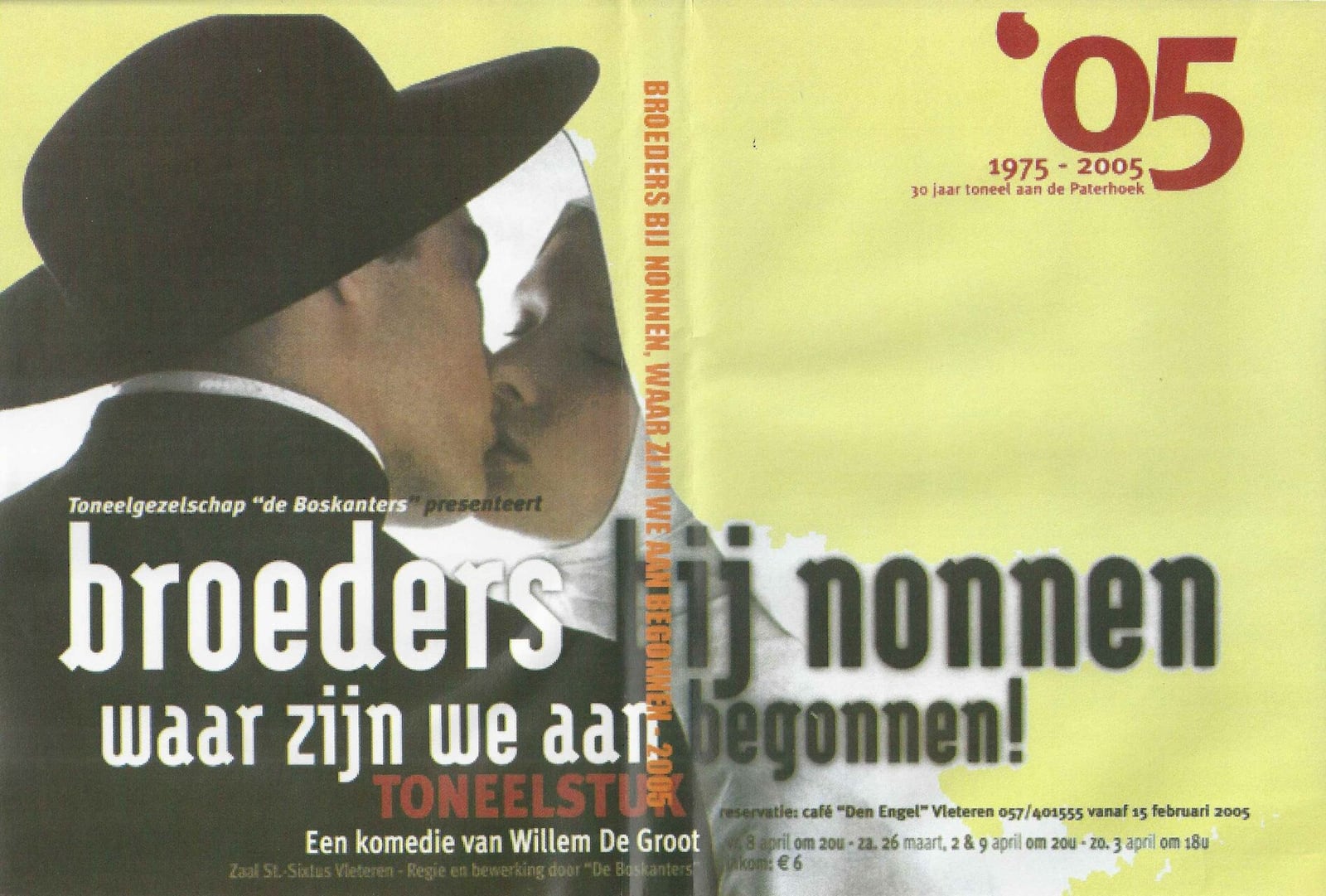 Affiche Broeders bij nonnen, waar zijn we aan begonnen