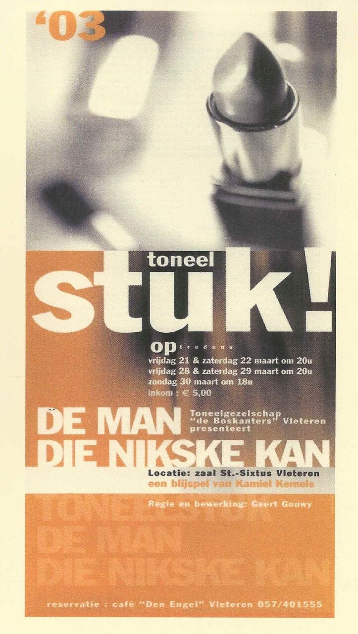 Affiche De man die nikske kan